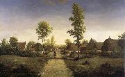 The village of becquigny Pierre etienne theodore rousseau